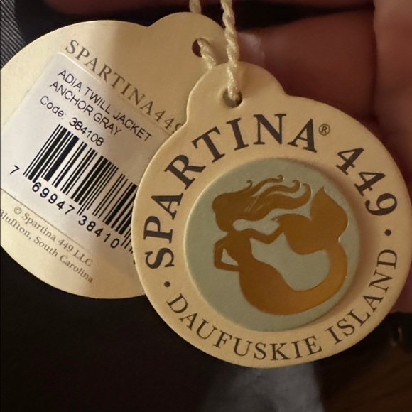 NWT Spartina 449 Jacket, Anchor Gray, Size Small - Picture 3 of 8